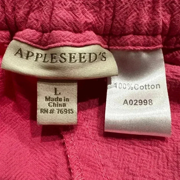 Appleseed’s Pink Pants Size Large - Picture 3 of 4